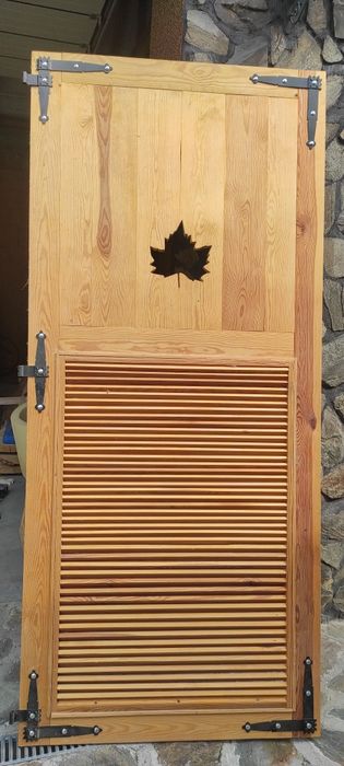 Drzwi drewniane sosnowe