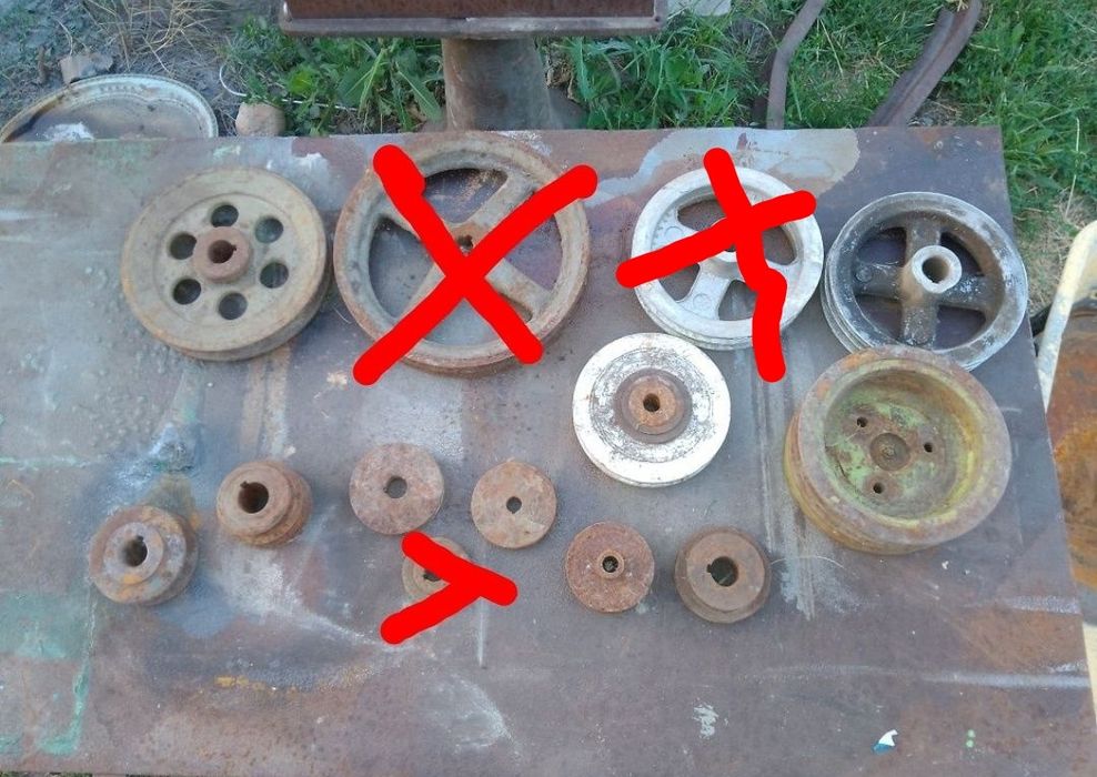 Шківи СССР стальні легкосплавні під шпонку