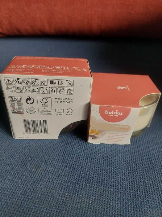 Bolsius świeca zapachowa True Scents Wanilia