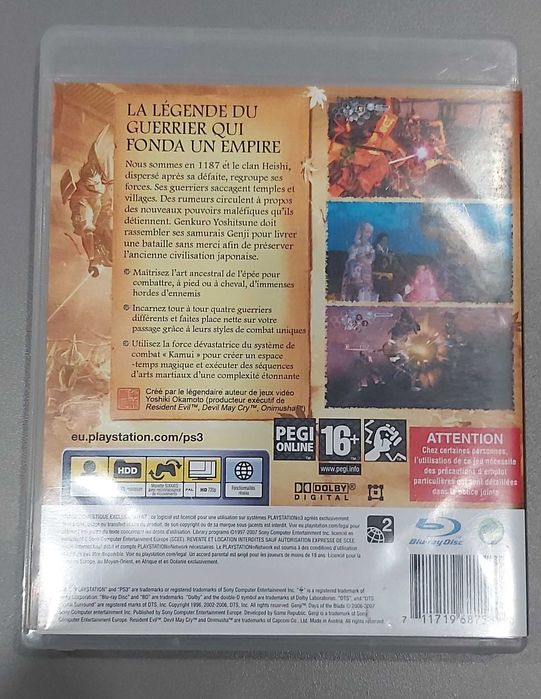 Jogo Genji Days of The Blade para Sony PlayStation 3 PS3