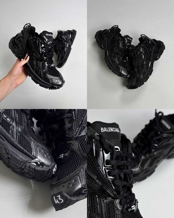 BALENCIAGA Runner кроссовки кеди кеды кросівки чорні sneakers 40 42 43