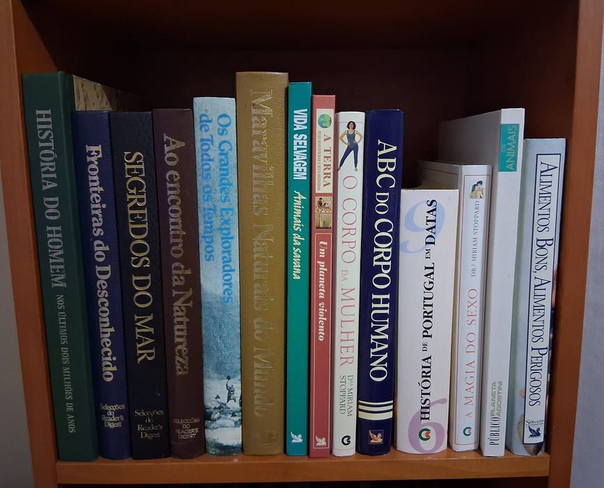 Livros antigos vários temas