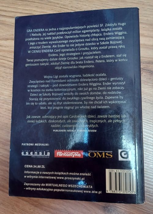 Książka Cień hegemona Orson Scott Card