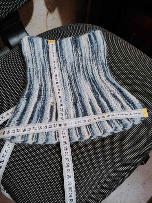 Вязаный шарф снуд хомут манишка горжетка Ручная работа