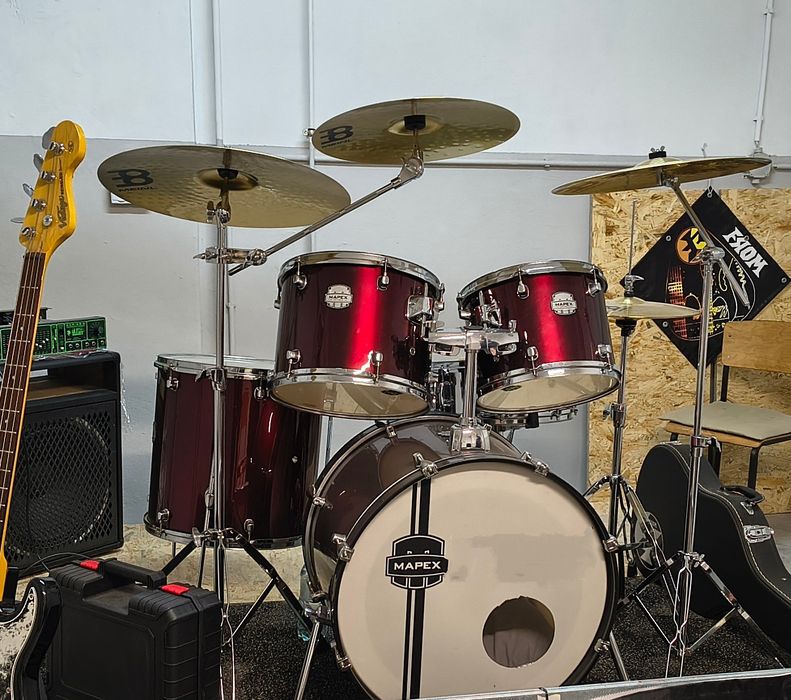 Perkusja Mapex Voyager 22, 14,12,13,16,+ zestaw blach Meinl HCS+ pokr