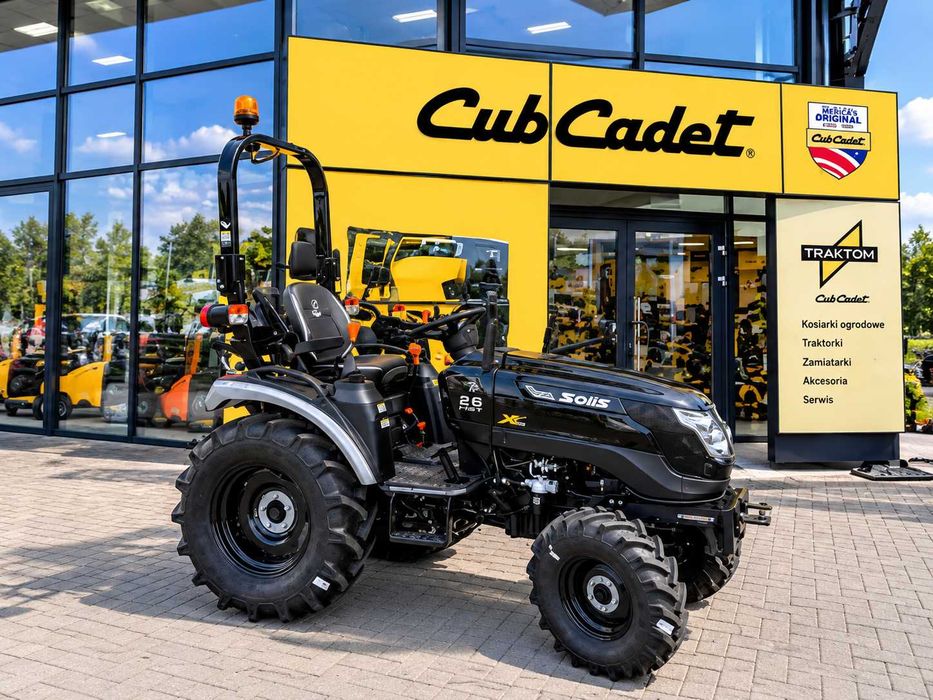 Miniciągnik Solis 26 XL Limited Black Edition / Silnik Mitsubishi / Napęd 4x4
