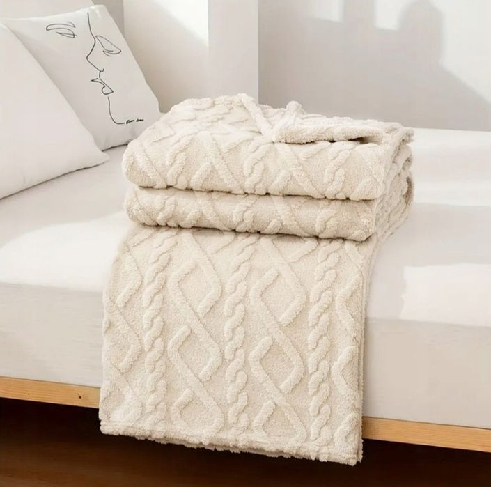 Koc narzuta pluszowy