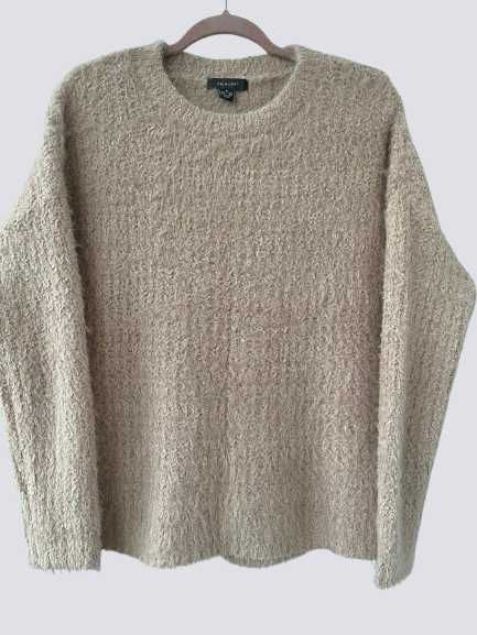 Пудровый бежевый свитер джемпер женский от primark 46-50