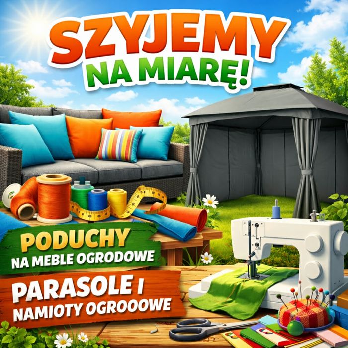 Szycie namiotów,parasoli,poduch tarasowych