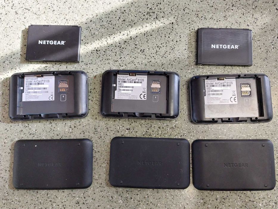 Routery bezprzewodowe LTE 4G Netgear AirCard 810s - 3 sztuki