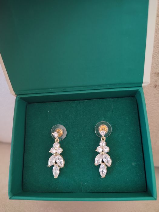 Piękne Kolczyki ślubne