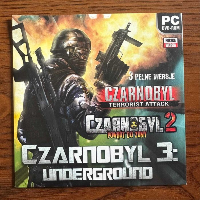 Gry PC Czarnobyl Terrorist Attack, Czarnobyl 2 Powrót do Zony, Czarnobyl 3 Underground