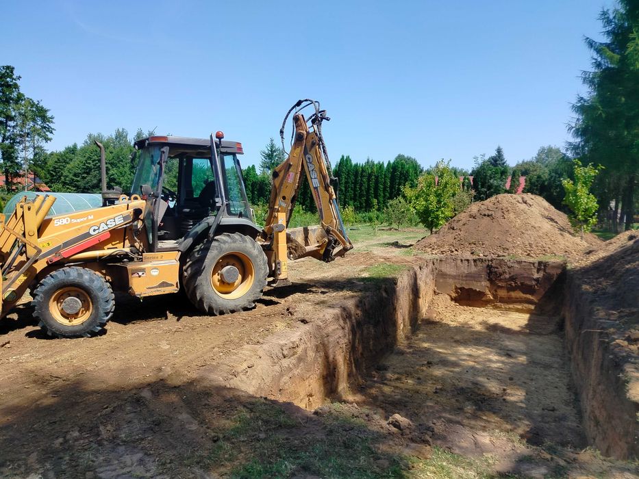 Odśnieżanie Usługi Koparko-ładowarką  wystawiam F-vat