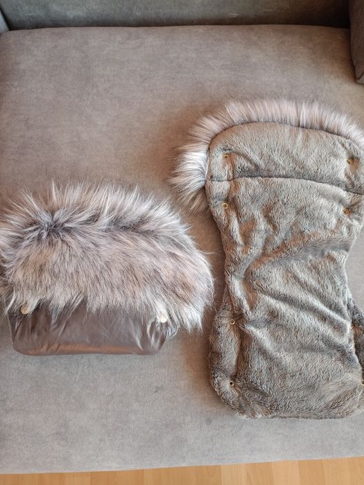 Ocieplane rękawice do wózka