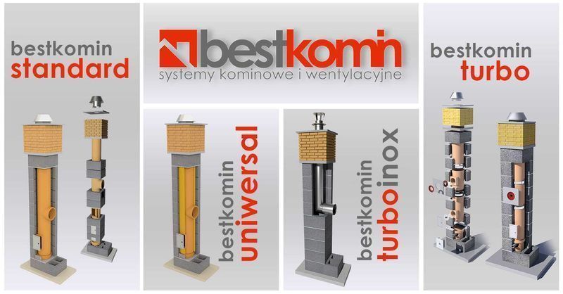 4m KW Fi 200 BKU Komin ceramiczny Wentylacyjne Pustaki kominowe Akces