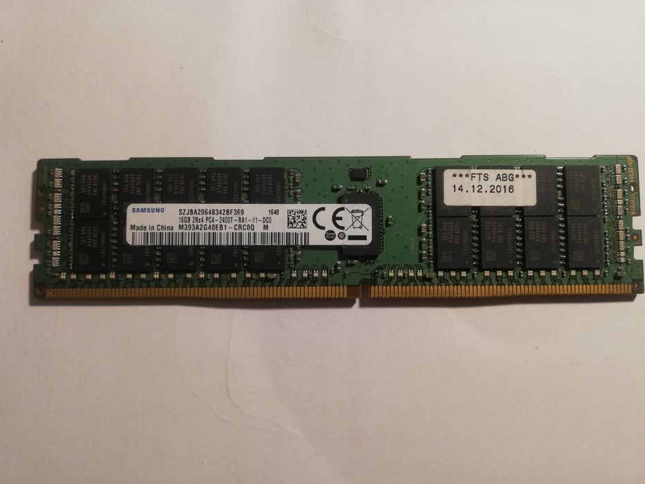 ddr4 на 16GB  2400, серверна оперативна пам'ять