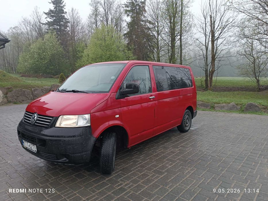 VW Transporter T5 2005 r. 1,9 TDI 9 osobowy