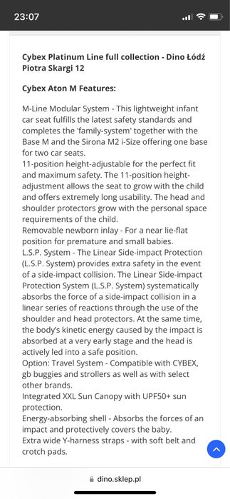 Ovinho Cybex Anton M e base M isofix