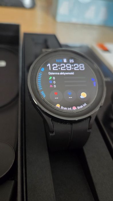 Samsung Watch 5 Pro LTE piękny jak nowy pełny zestaw