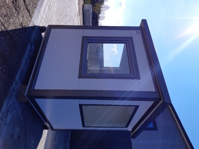 Kontener biurowy biuro socjalny stróżówka kiosk domek budka ochrony