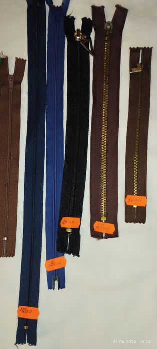 Продаю застёжки молния.