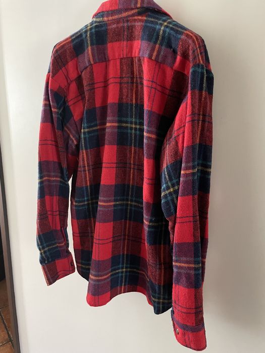 Camisa unisexo em flanela de qualidade > Artigo de 1985 em excelente estado