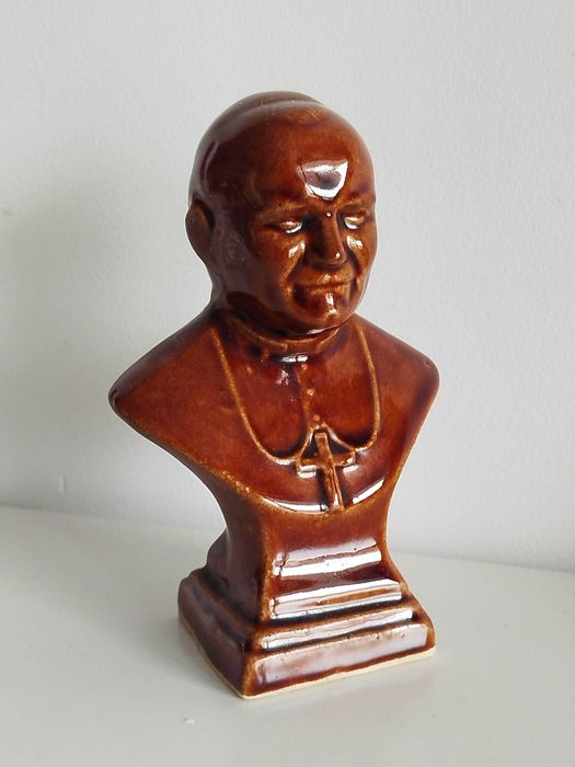stare popiersie figurka Papież Jan Pawel II Porcelit PRL