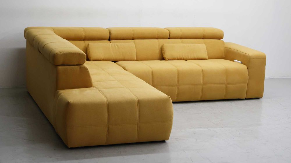 SFP DESIGN narożnik regulowane zagłówki rogówka sofa kanapa tkanina