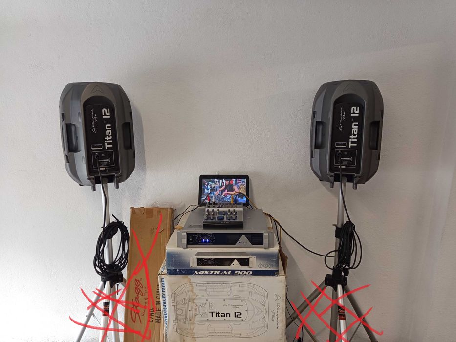 Sistema de som 1000W( como novo )