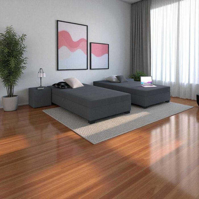 Łóżko hotelowe tapczan jednoosobowy materac pojemnik PROMOCJA