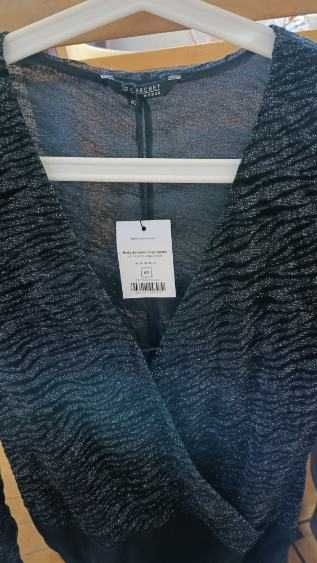 Body topsecret czarno srebrne 42