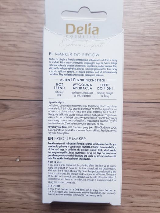 Nowy marker do Piegów marki Delia 4ml