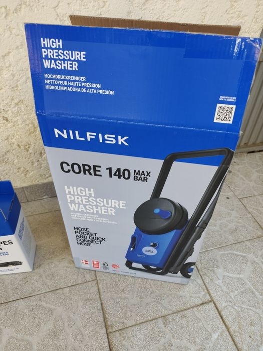 Vendo Lavadora De Alta Pressão Nilfisk Core 140-6 Powercontrol + Mangueira limpa tubos 15 metros