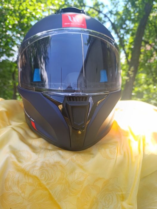 Мотошолом MT Helmets Targo S Solid Matt Blue (Розмір L) [ Мото Рукавиці в подарунок! (Розмір: L) ]