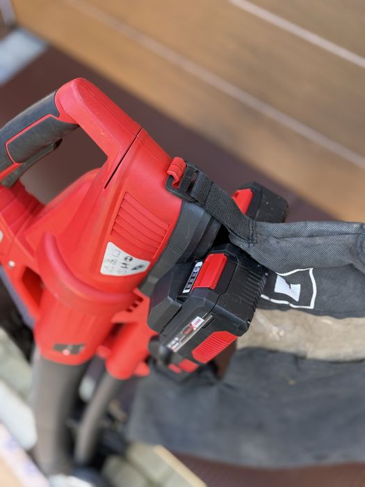 Odkurzacz dmuchawa aku 2x4ah einhell