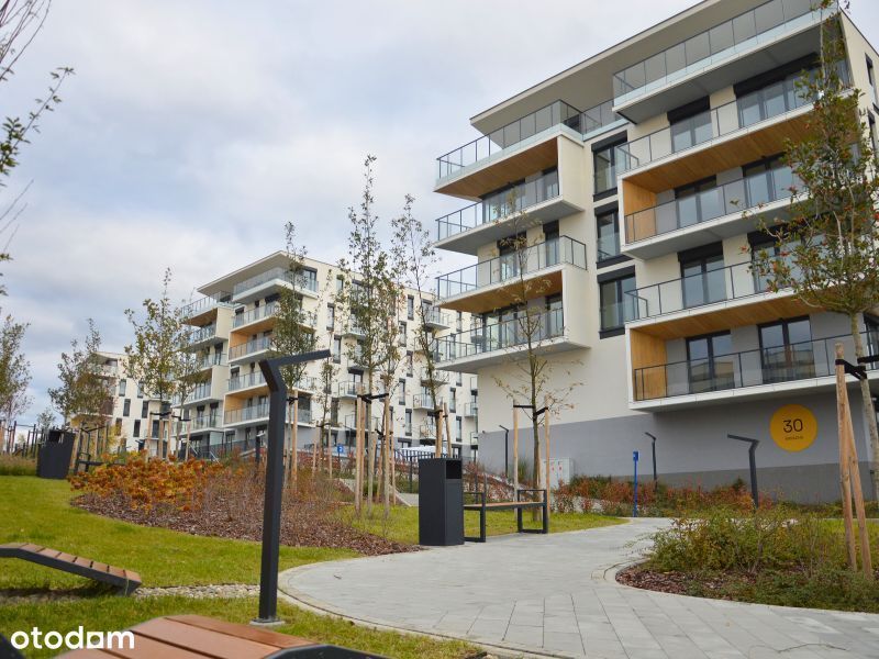 MIeszkanie 43 m2 na zachód | Ogródek prawie 30 m2 | tramwaj 3 minuty