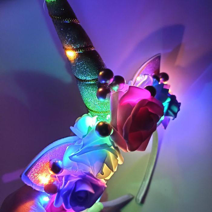 Акція! Дитячий обруч єдинорог світиться одноріг крила единорог крылья