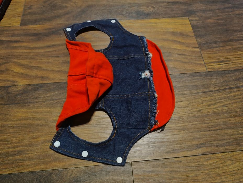 Kamizelka jeansowa dla psa lub kota