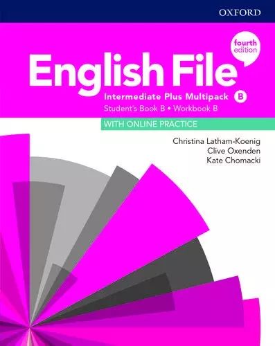 English File. Intermediate Student's Book/Workbook Plus Multipack B + Online, Fourth Edition. Oxford. Nowy Produkt