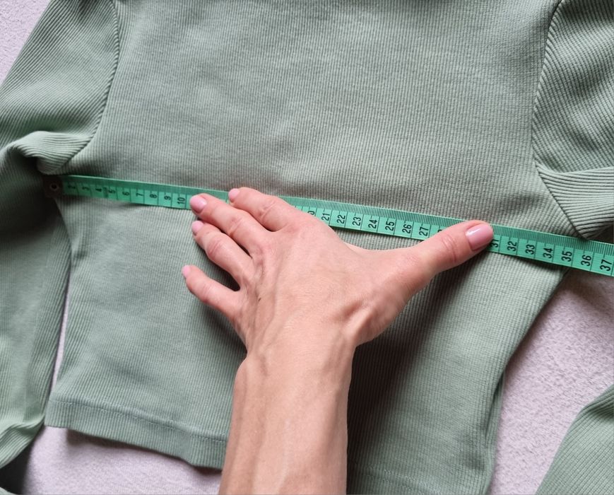 Top Kisha Long Sleeve Smoke Mint Laurella XS