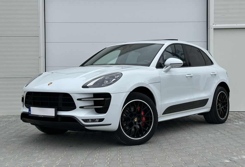 Porsche Macan TURBO Salon Polska bezwypadkowy PEŁNE WYPOSAŻENIE FV23%