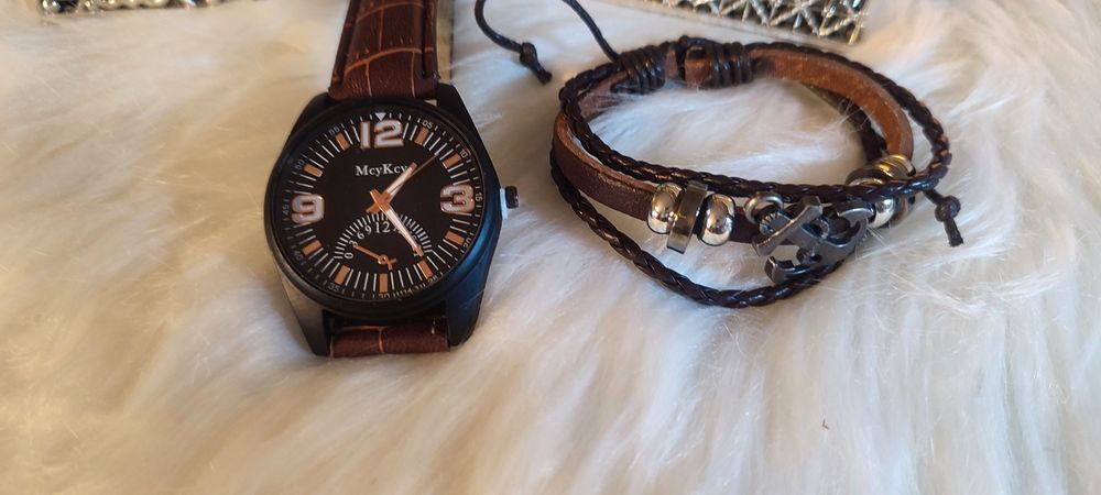 Zegarek męski plus bransoletka prezent święta