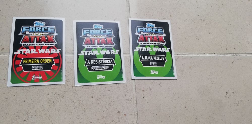 Conjunto de cartas "Star Wars"