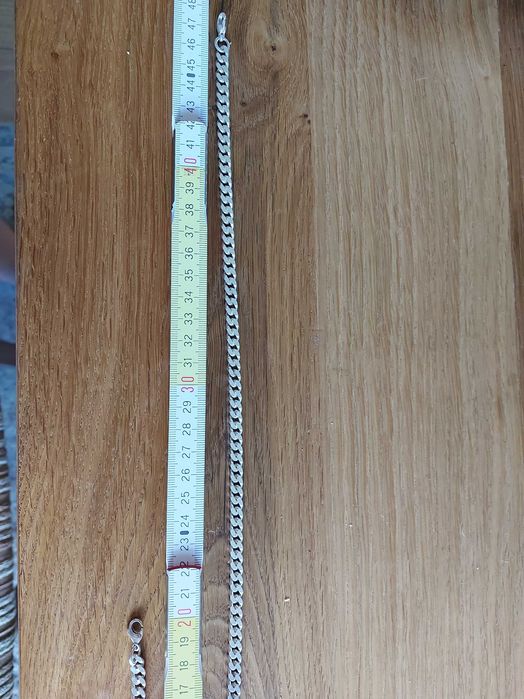 Gruby łańcuszek z bransoletką