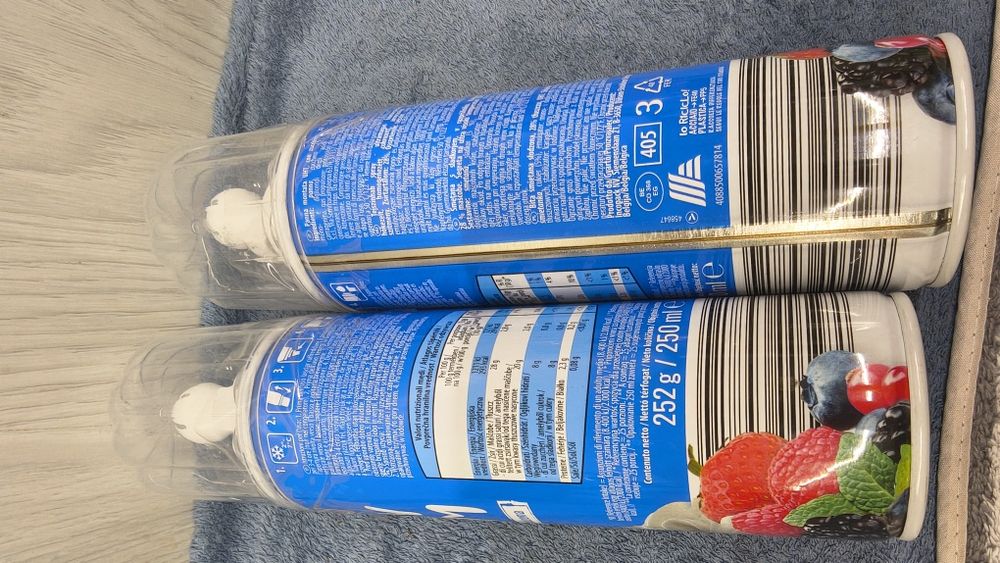 2x Krem w sprayu 250 ml bita śmietana