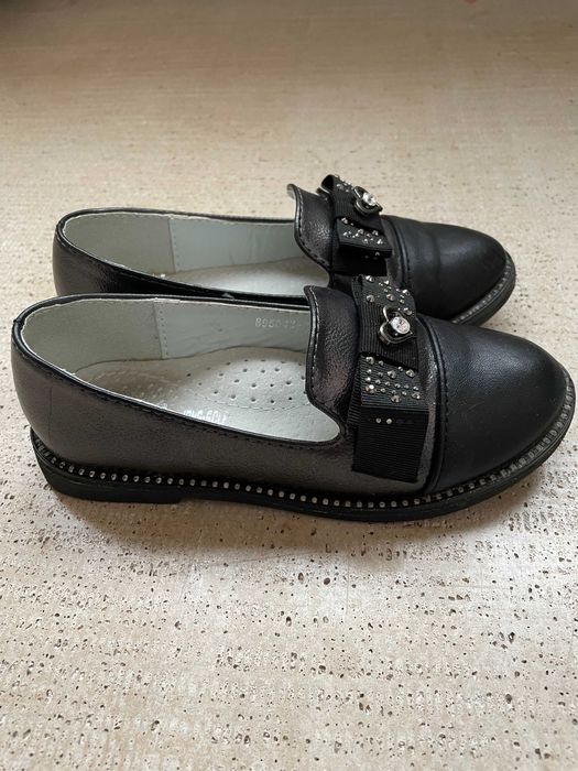 Туфли для девочки черные размер 27