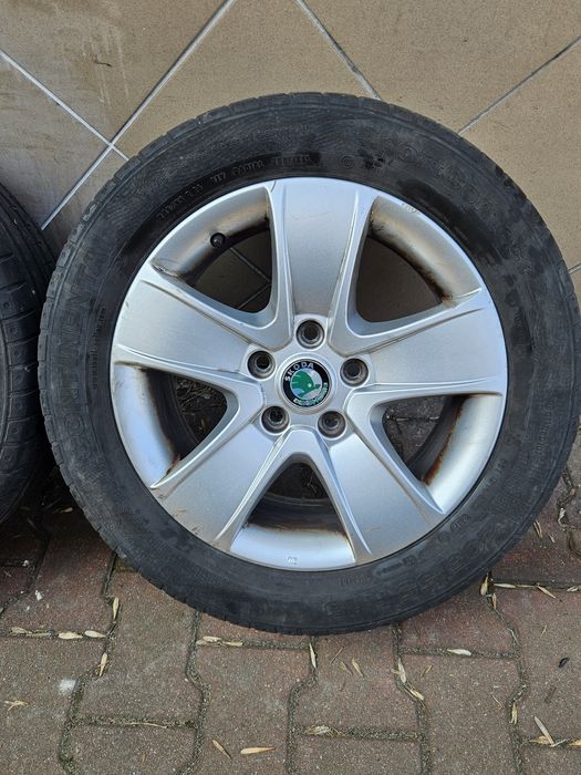Oryginalne Felgi Aluminiowe 16" Skoda Octavia Vw Golf 5x112 ET50