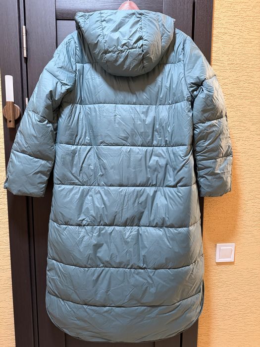 Куртка зимова довга жіноча Calvin Klein S зелена