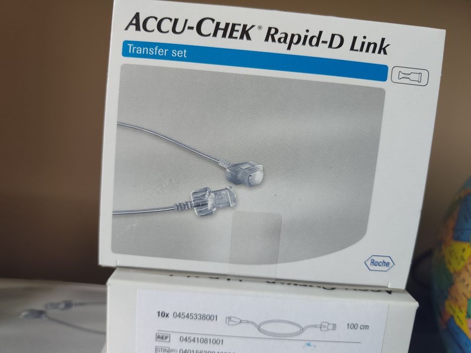 Zestaw infuzyjny accu-chek wkucie plus dren 100