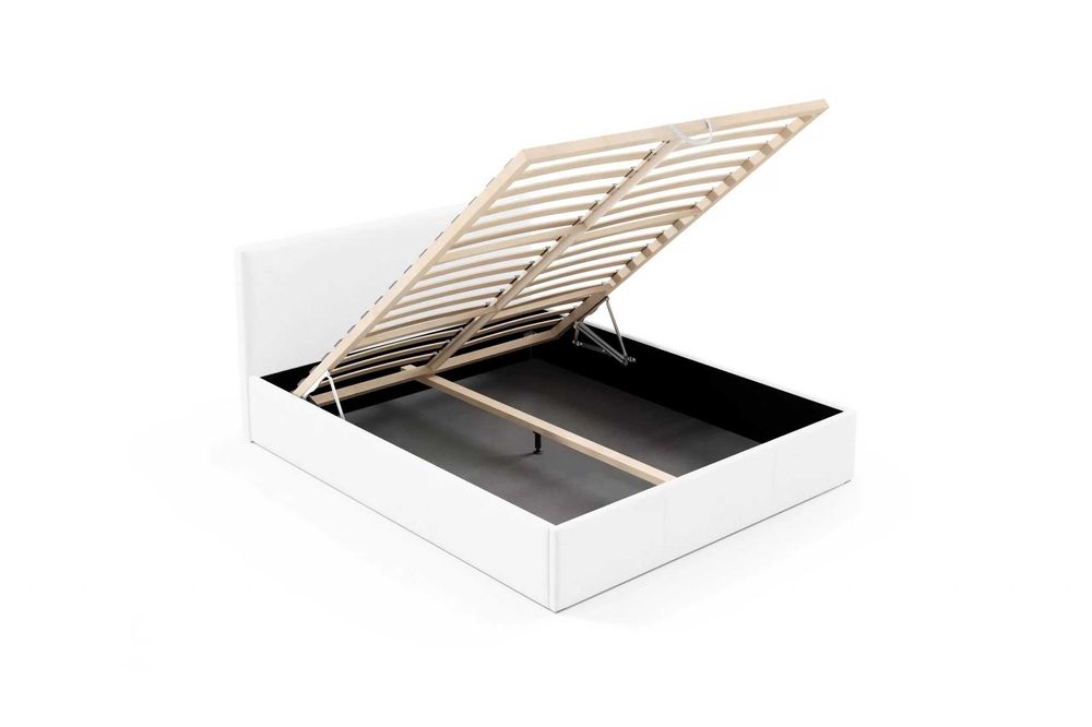 Podnoszone łóżko tapicerowane BASIC ze stelażem 90/20/140/160/180x200